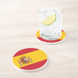 Dessous De Verre En Grès Drapeau de l'Espagne