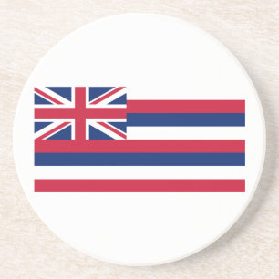 Dessous De Verre En Grès Drapeau de l'État d'Hawaii