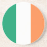 Dessous De Verre En Grès Drapeau de l'Irlande<br><div class="desc">Un dessous de verre simple représentant le drapeau irlandais.</div>