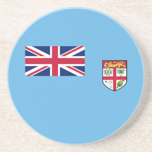 Dessous De Verre En Grès Drapeau des Fidji
