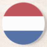 Dessous De Verre En Grès Drapeau des Pays-Bas<br><div class="desc">Drapeau patriotique des Pays-Bas.</div>