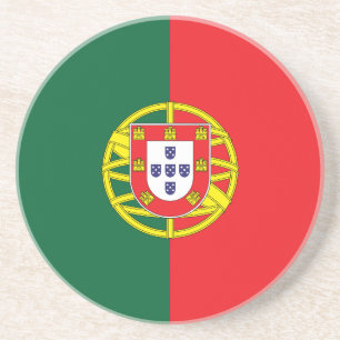 Dessous De Verre En Grès Drapeau du Portugal