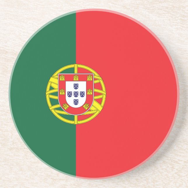 Dessous De Verre En Grès Drapeau du Portugal (Devant)