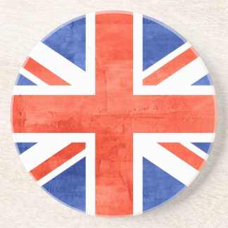 Dessous De Verre En Grès Drapeau du Royaume-Uni Grunge
