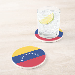 Dessous De Verre En Grès Drapeau du Venezuela