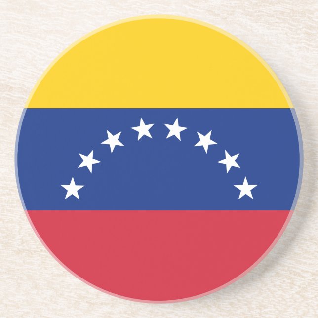 Dessous De Verre En Grès Drapeau du Venezuela (Devant)