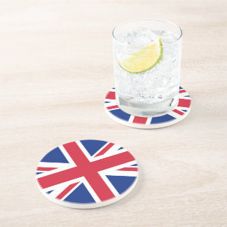 Dessous De Verre En Grès Drapeau d'Union Jack du R-U - version authentique