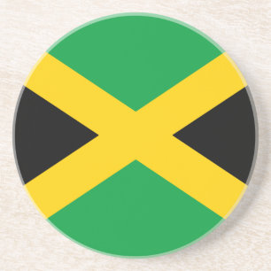 Dessous De Verre En Grès Drapeau jamaïcain