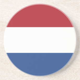 Dessous De Verre En Grès Drapeau Pays-Bas patriotique