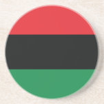 Dessous De Verre En Grès Drapeau rouge, noir et vert<br><div class="desc">Les 3 couleurs panafricaines sur le drapeau représentent : le rouge : le sang qui unit tous les peuples d'ascendance africaine noire, et versé pour la libération ; le NOIR : les noirs dont l'existence en tant que nation, bien qu'elle ne soit pas un État-nation, est affirmée par l'existence du...</div>