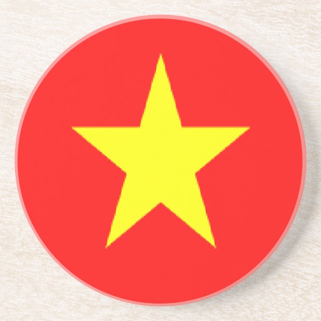 Dessous De Verre En Grès drapeau vietnam (Devant)