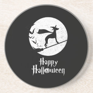 Dessous De Verre En Grès Drôle Halloween Costume Sorcière Amoureux des chie