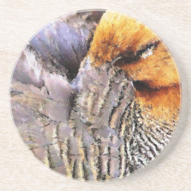 DESSOUS DE VERRE EN GRÈS DUCK (Devant)