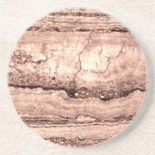 Dessous De Verre En Grès Dune de sable Granite, roches de pierre brun brun