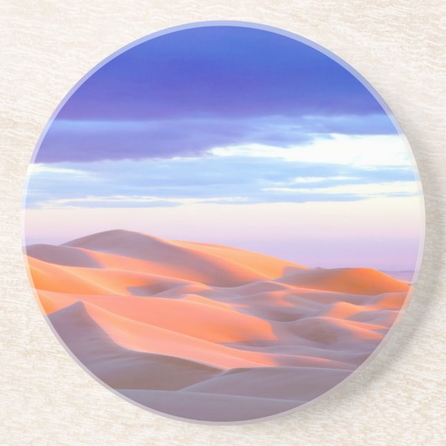 Dessous De Verre En Grès Dunes de Glamis au coucher du soleil (Devant)