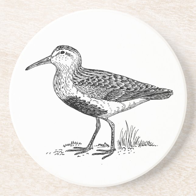 Dessous De Verre En Grès Dunlin (Devant)