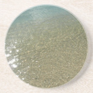 Dessous De Verre En Grès Eau sur la plage I Photographie de nature abstrait