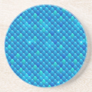 Dessous De Verre En Grès écailles de poissons de rivière