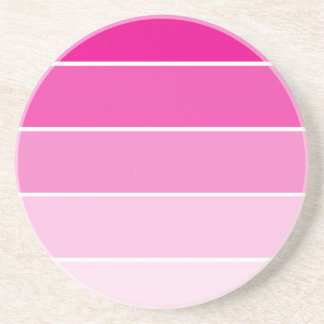 Dessous De Verre En Grès Échantillons de peinture rose vif