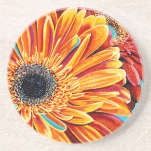 Dessous De Verre En Grès Éclats de couleur II