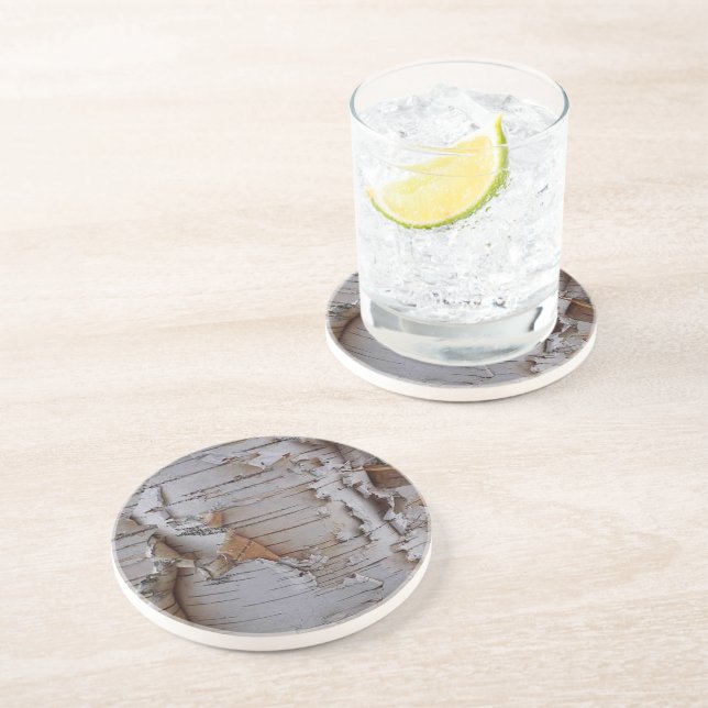 Dessous De Verre En Grès Écorce de bouleau (Côté)