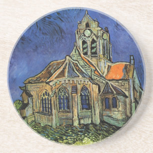 Dessous De Verre En Grès Eglise à Auvers-sur-Oise par Vincent van Gogh