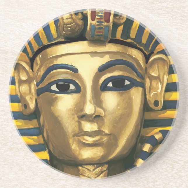 Dessous De Verre En Grès Égypte - Toutânkhamon (Devant)