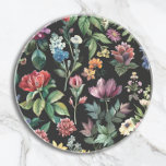 Dessous De Verre En Grès Élégance botanique vintage Noire<br><div class="desc">Apportez votre jardin à votre mobilier avec nos dessous de verre en grès "Vintage Botanical Elegance". Chaque dessous de verre est une tranche d'art, ornée de fleurs luxuriantes d'inspiration vintage, encadrée d'une toile noire profonde, rendue dans des tons délicats d'aquarelle. Parfaits pour protéger les surfaces avec une touche de sophistication,...</div>