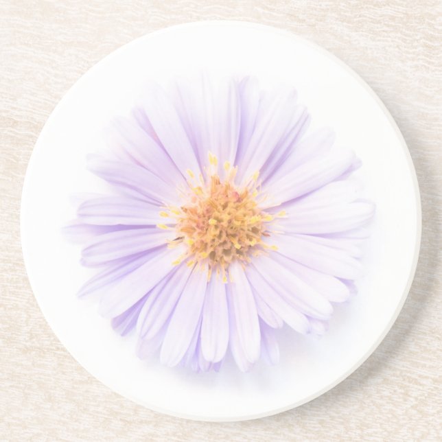 Dessous De Verre En Grès Élégance fleur unique (Devant)