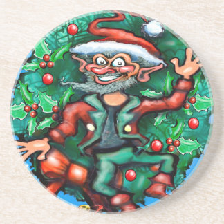 Dessous De Verre En Grès Elf Wreath
