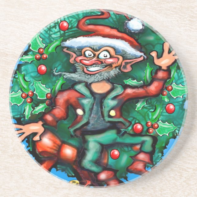 Dessous De Verre En Grès Elf Wreath (Devant)