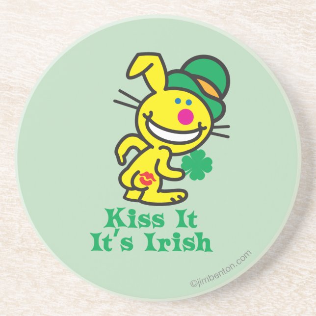 Dessous De Verre En Grès Embrassez-le (Devant)