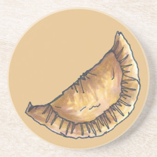 Dessous De Verre En Grès Empanadas de boeuf espagnol Amérique latine Pâtiss