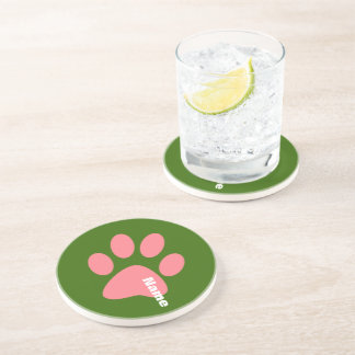 Dessous De Verre En Grès Empreinte de patte