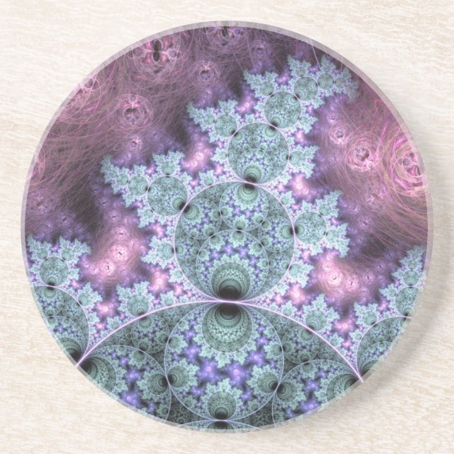 Dessous De Verre En Grès Énergie verte (Devant)