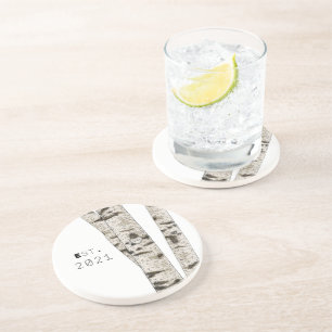Dessous De Verre En Grès Engraved Birch Tree Coaster