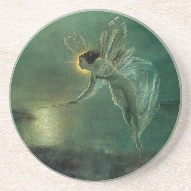 Dessous De Verre En Grès Esprit de la Nuit par Grimshaw, Fée Victorienne (Devant)