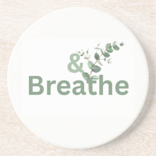 Dessous De Verre En Grès Et Breathe Botanical, Cadeau Dreamy Calm pour Elle