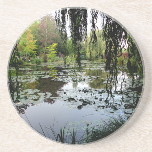 Dessous De Verre En Grès Étang Lily, Giverny, France
