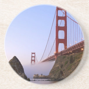 Dessous De Verre En Grès États-Unis, Californie, San Francisco. Golden Gate