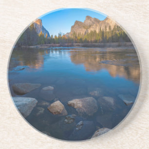Dessous De Verre En Grès États-Unis, Californie. Vue de Yosemite Valley 2