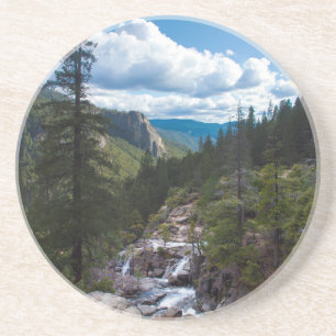 Dessous De Verre En Grès États-Unis, Californie. Vue sur la vallée de Yosem