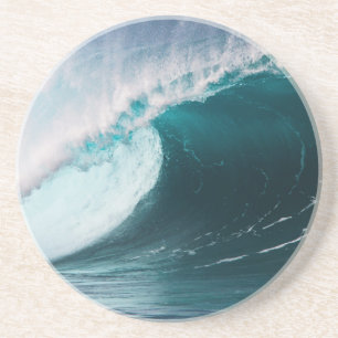 Dessous De Verre En Grès États-Unis, Hawaï, Oahu, Grandes vagues