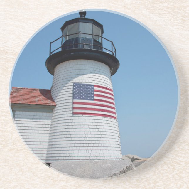 Dessous De Verre En Grès États-Unis, Massachusetts, Nantucket. Brant Point (Devant)