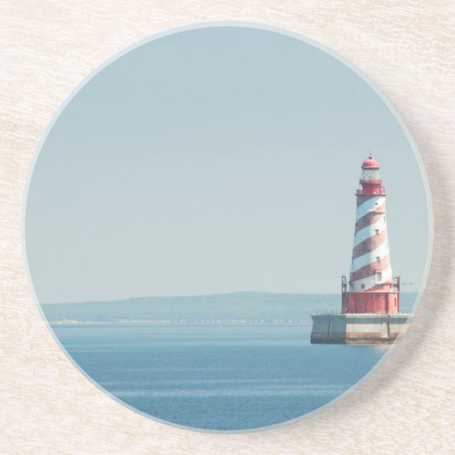 Dessous De Verre En Grès États-Unis, Michigan, Grands Lacs, lac Michigan (Devant)