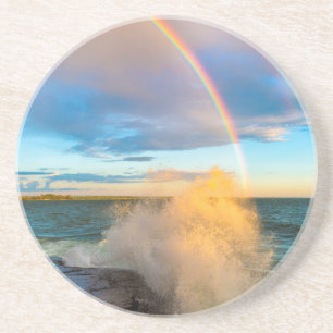 Dessous De Verre En Grès États-Unis, New York, lac Ontario, Clark's Point