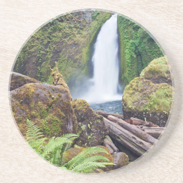 Dessous De Verre En Grès États-Unis, Oregon, Columbia River Gorge, Wahclell (Devant)