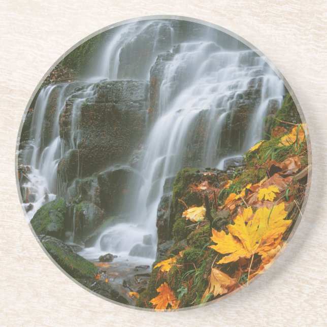 Dessous De Verre En Grès États-Unis, Oregon, Fairy Falls, Columbia River Go (Devant)