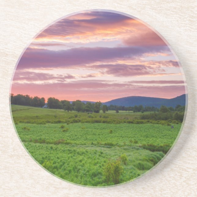 Dessous De Verre En Grès États-Unis, Virginie-Occidentale, Davis. Paysage (Devant)