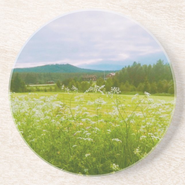 Dessous De Verre En Grès Été à Hälsingland - Helsingia  (Devant)